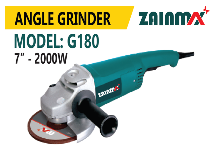 G180 7 Inch 2000 Watt Zain Max Angle Grinder Machine Price In Pakistan G180 7 Inch 2000 Watt Zain Max Angle Grinder Machine Price In Pakistan