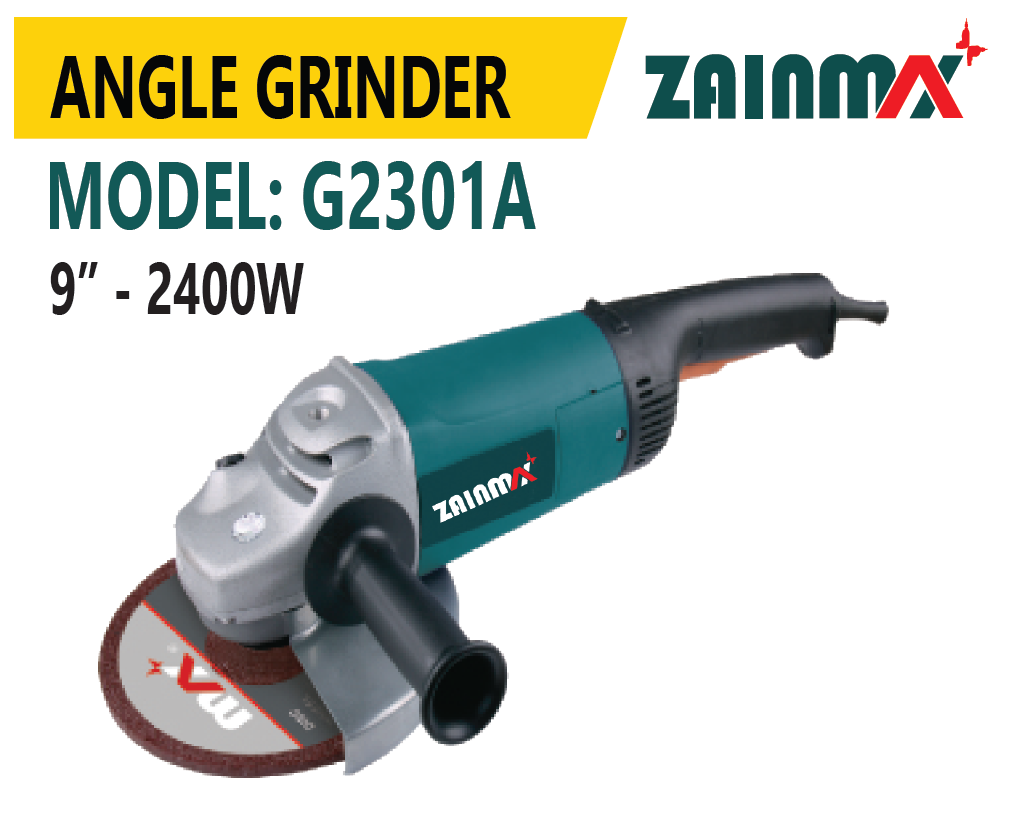 G2301A 9 Inch 2400 Watt Zain Max Angle Grinder Machine Price In Pakistan G2301A 9 Inch 2400 Watt Zain Max Angle Grinder Machine Price In Pakistan