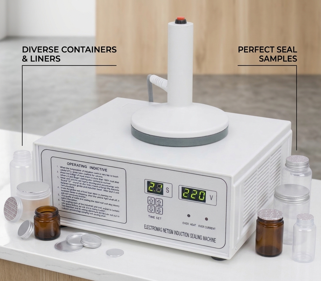 500A Electromagnetic Induction Sealing Machine for 20-100mm bottle cap foil sealing